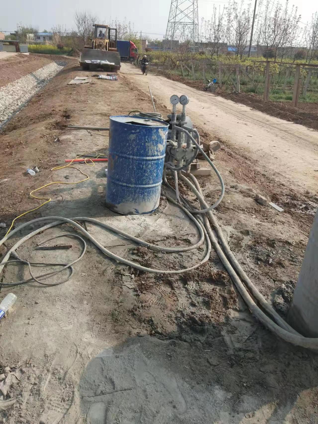 周矶办事处双液注浆