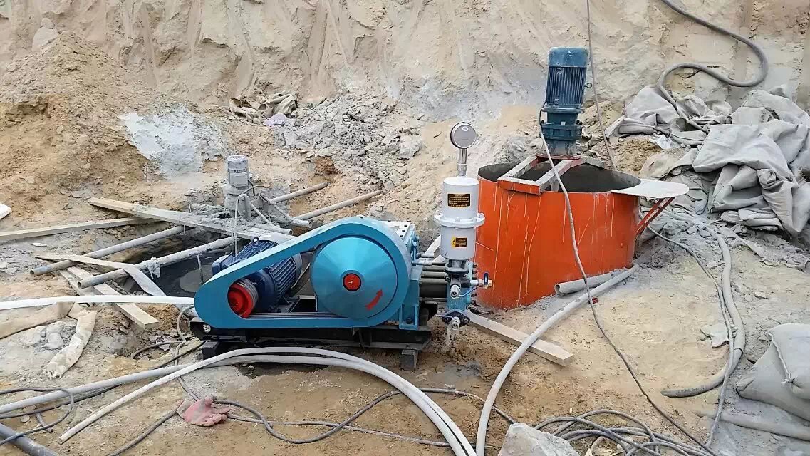 周矶办事处顶管注浆